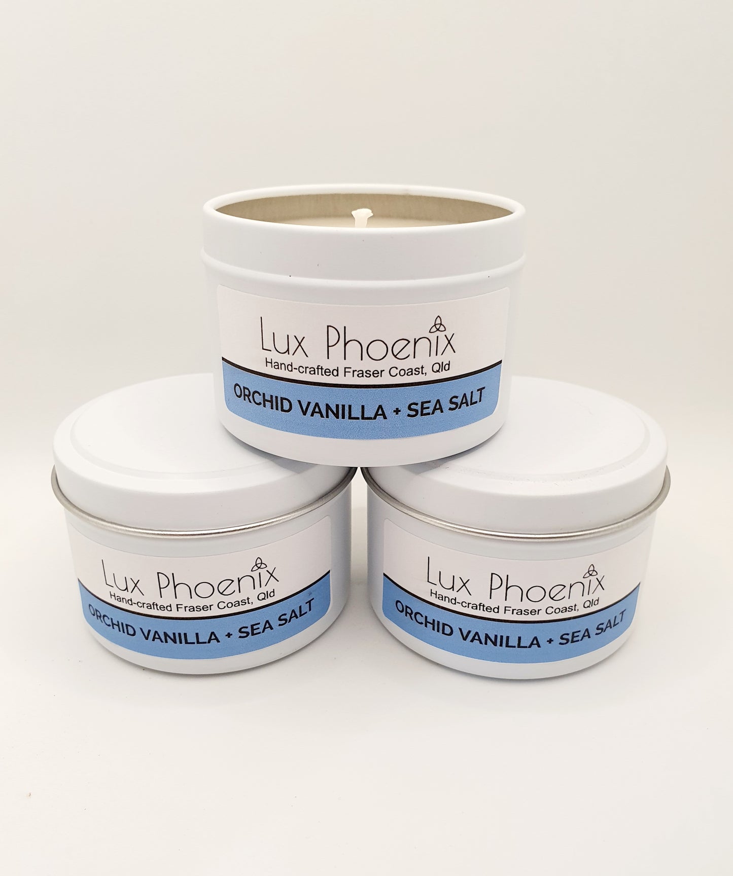 Orchid Vanilla & SeaSalt Small Candle Tin